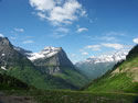 June photo of Going to the Sun Highway