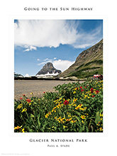 Going to the Sun Highway photographic poster